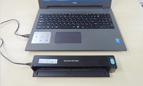 ScanSnap iX100とPCを接続する